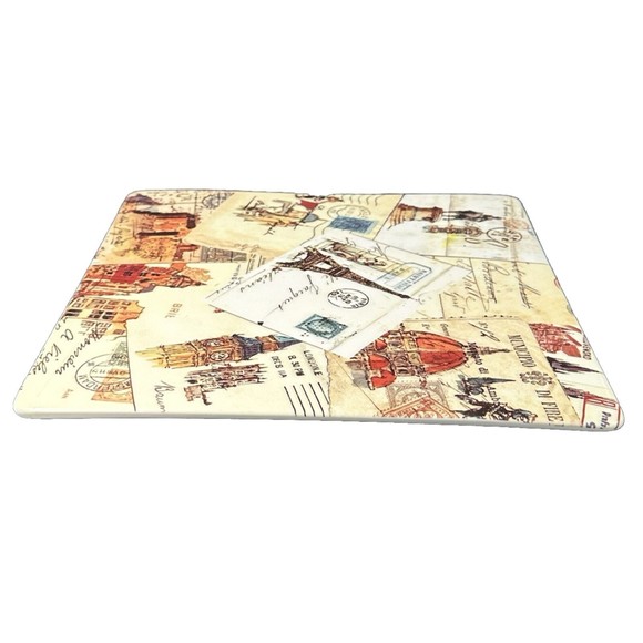 2008 Williams Sonoma Grande Tour Postcard Square Serving Platter by Marc Lacaze - Picture 4 of 7